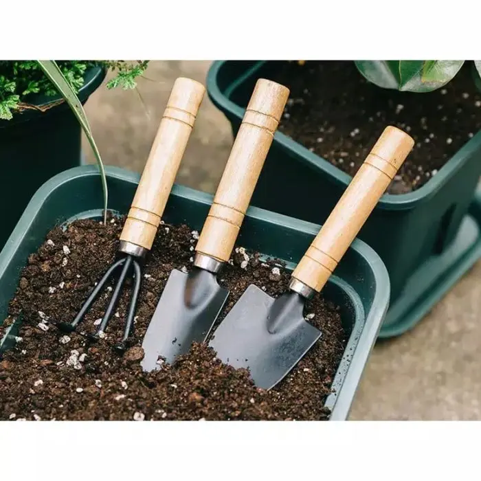 Sekop Mini Taman SET untuk Pot Tanaman - Alat berkebun 0