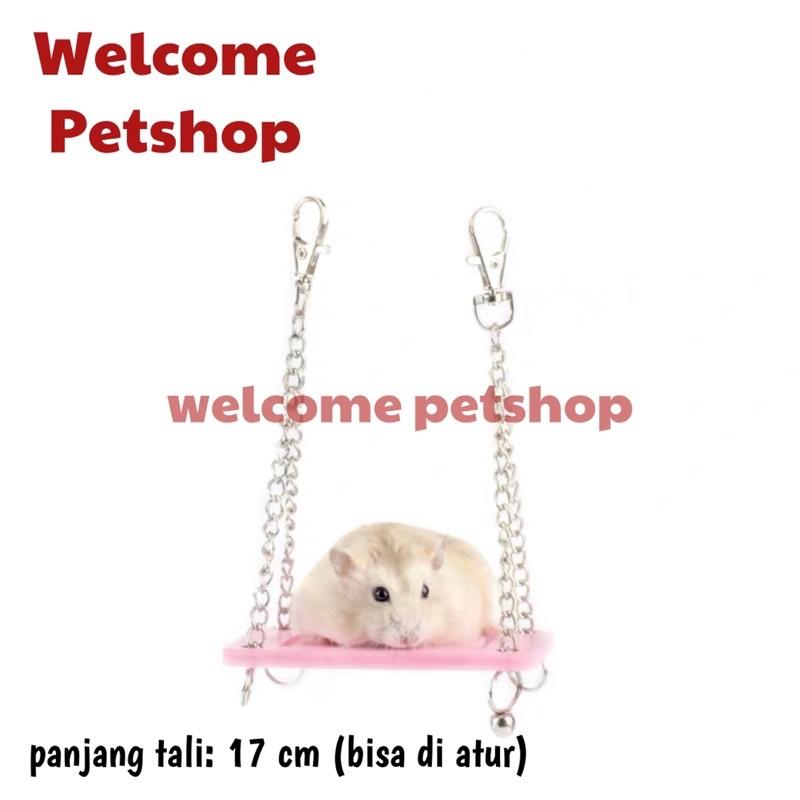 Mainan Hamster Ayunan / Ayunan Hamster / Mainan Burung Ayunan 3