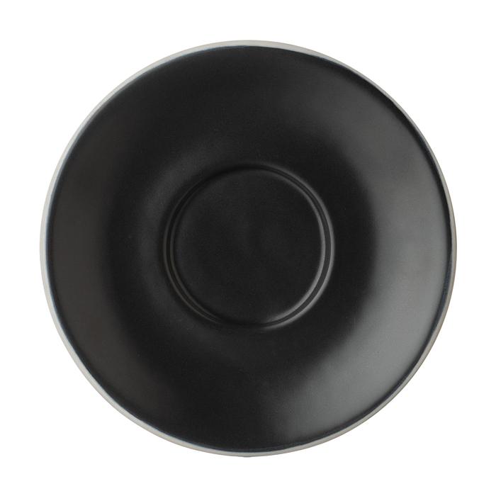 Gambar Coffee Saucer / Tatakan Cangkir Kopi Jenggala 14 x 14 x 2,5 cm Hitam dari Jenggala Keramik Bali Kab. Badung Tokopedia