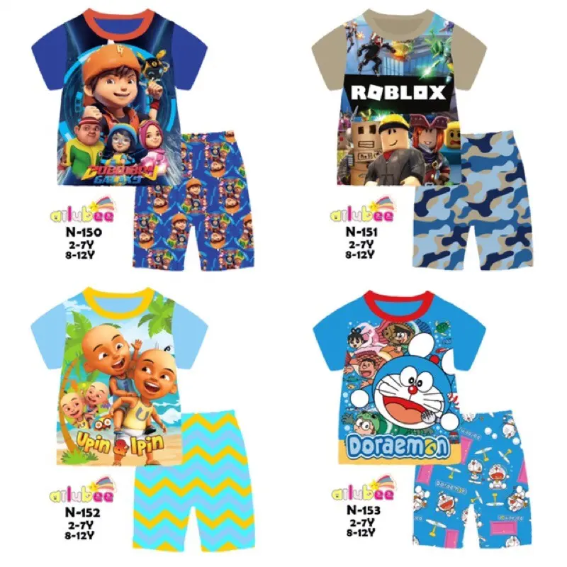 [TP] PIYAMA AILUBEE N-150,151,152,153 ROBLOX UPIN IPIN BOIBOY DORAEMO