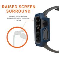 Gambar Apple Watch Case 44 mm UAG Cmptbl Watch 5 / 4 Silicone Civilian Bumper - Black Orange dari Primary Cares Official Kota Administrasi Jakarta Barat 3 Tokopedia