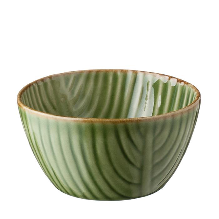 Gambar Rice Bowl / Mangkok Nasi & Sup Jenggala Banana Leaf 12 cm Hijau dari Jenggala Keramik Bali Kab. Badung Tokopedia
