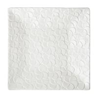 Gambar Square Serving Plate / Piring Saji Jenggala Frangipani 28 cm Putih dari Jenggala Keramik Bali Kab. Badung 1 Tokopedia