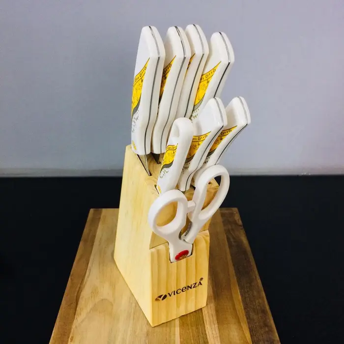 Knife set Vicenza 9 pcs / Pisau Set motif PADI V919K