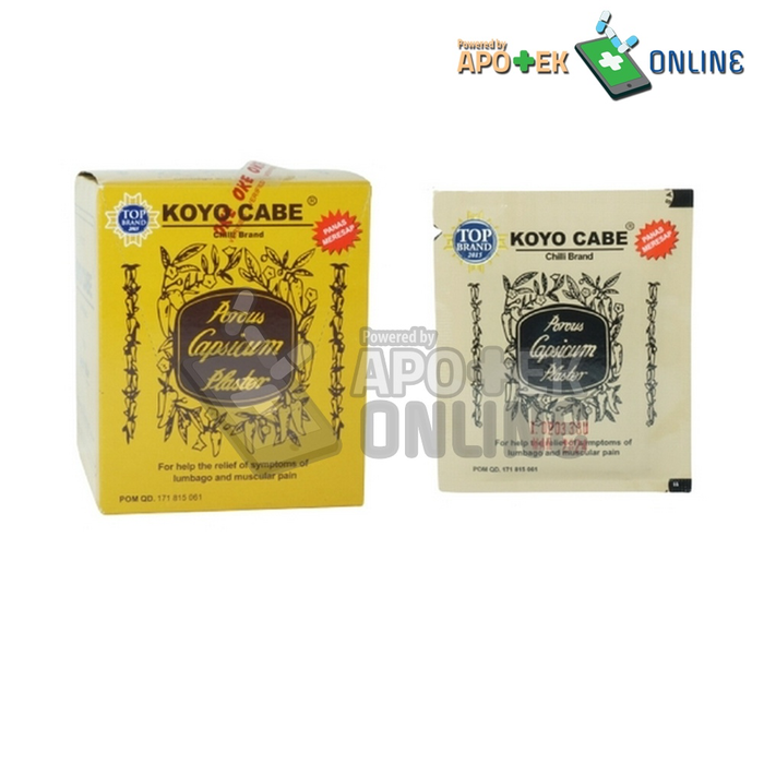 Gambar KOYO CABE 1 SACHET ISI 10 LEMBAR dari Apotek Lily Medika Denpasar Kota Denpasar Tokopedia