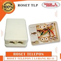 Gambar ROSET TELEPON 2 LUBANG RJ-11 dari Belanja Elektronik Kota Administrasi Jakarta Barat 1 Tokopedia