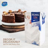 Gambar Krim Kocok non dairy- Whipping Cream UHT Monnalisa 1 liter dari Delsrecipes by Delisari Kota Administrasi Jakarta Barat 3 Tokopedia