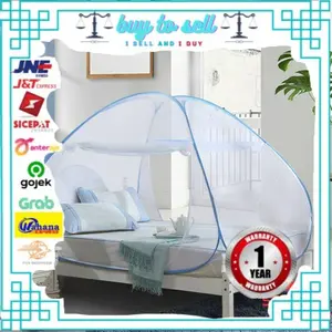 Kelambu Lipat/Tidur, Bisa Kelambu Tenda 180x200 , 120x200, 160x200,