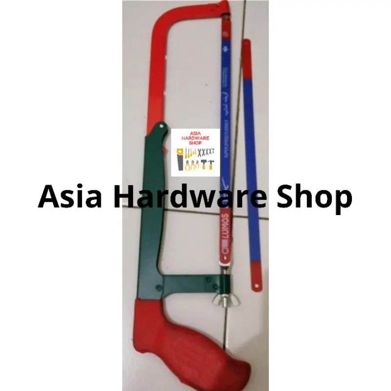 PROMO Stang Gagang Gergaji Besi + 2 Mata Gergaji 24 TPI Hacksaw Frame