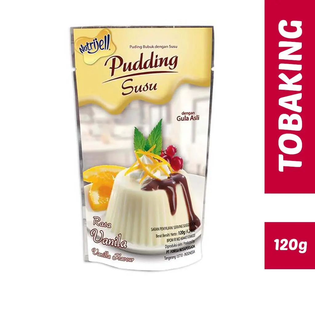 Pudding Nutrijell Vanilla Puding Vanila Susu