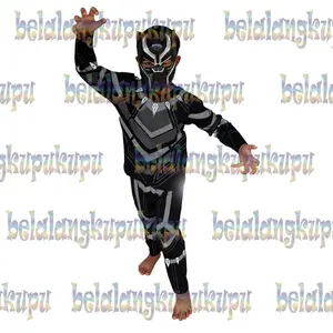 Baju Anak Kostum Topeng Superhero Black Panther Phanter Panter