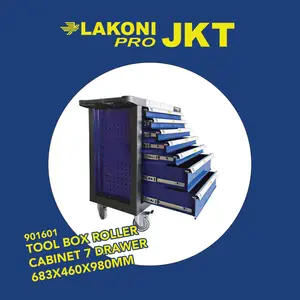 901601 LAKONI PRO TOOL BOX ROLLER CABINET 7 DRAWER 683x460x980MM