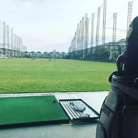 Karpet Driving Range Golf Premium 100cm X 100cm - alas bermain golf