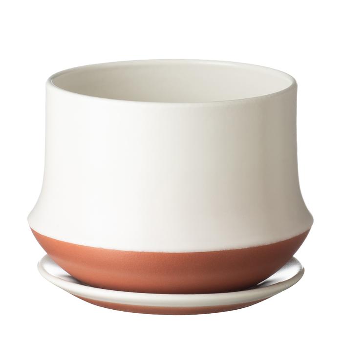 Gambar Planter Pot / Pot Tanaman Jenggala Botani Concave 16 x 11 cm Putih dari Jenggala Keramik Bali Kab. Badung Tokopedia