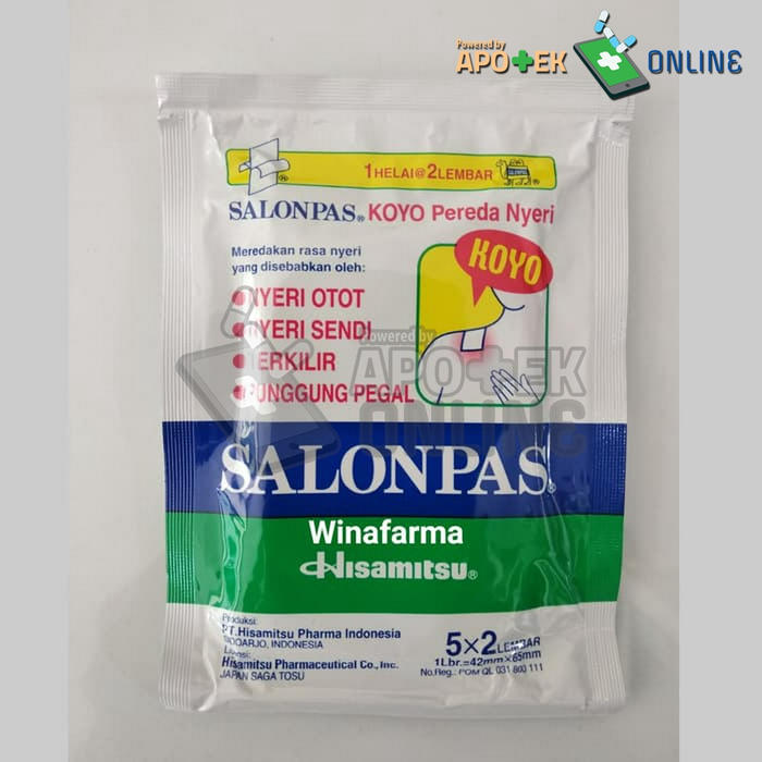 Gambar KOYO SALONPAS SUPER BIRU 2 X 5 1 SACHET ISI 10 LEMBAR dari Apotek Lily Medika Denpasar Kota Denpasar Tokopedia