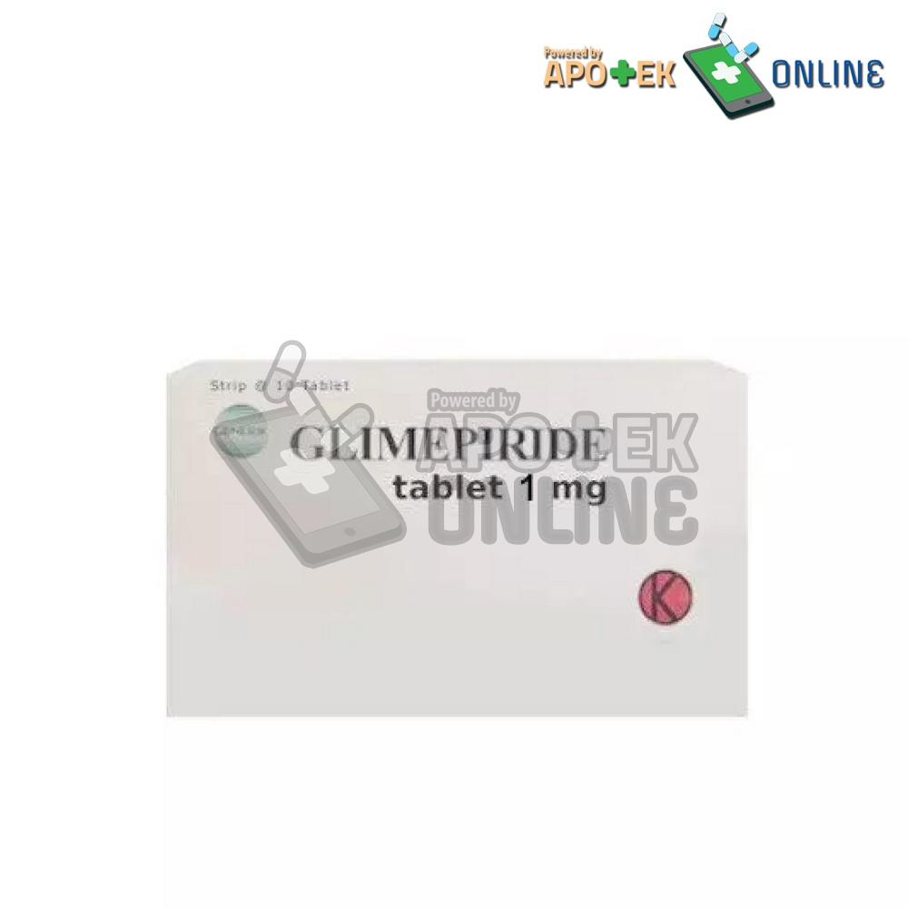 GLIMEPIRIDE HEXPHARMJAYA 1 MG STRIP 10 TABLET