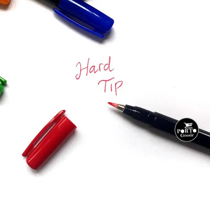 Gambar Tombow Fudenosuke Hard Tip Brush Pen Color Coloring Calligraphy warna dari Porto Grosir Kota Bandung 4 Tokopedia
