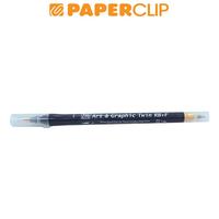 Gambar PEN BRUSH ZIG KURETAKE ART & GRAPHIC TWIN RB+F TUT-95 434 APRICOT dari Paperclip Indonesia Kota Administrasi Jakarta Selatan 1 Tokopedia