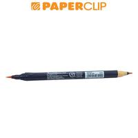 Gambar PEN BRUSH ZIG KURETAKE ART & GRAPHIC TWIN RB+F TUT-95 434 APRICOT dari Paperclip Indonesia Kota Administrasi Jakarta Selatan 2 Tokopedia