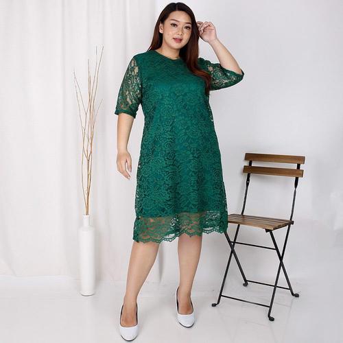 dress brokat modern big size Dress brokat modern fashion