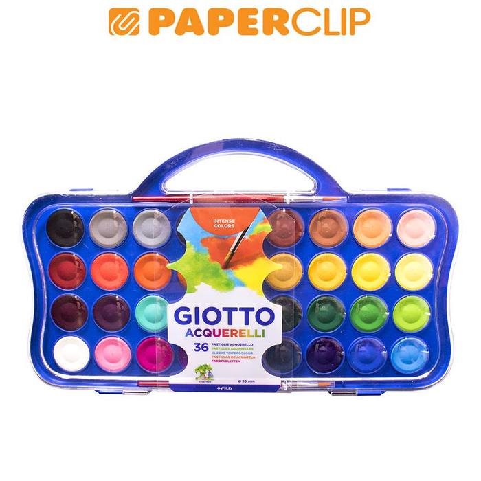 Gambar WATER COLOUR GIOTTO 353600 36 COLOUR dari Paperclip Indonesia Kota Administrasi Jakarta Selatan Tokopedia