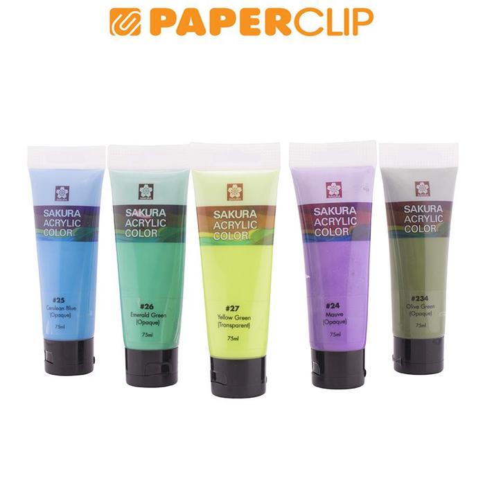 Gambar CAT ACRYLIC SAKURA XAC75-136 75ML PRIMARY CYAN dari Paperclip Indonesia Kota Administrasi Jakarta Selatan Tokopedia
