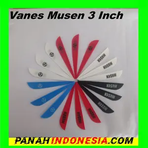 Arrow Vanes Musen Import - Vanes Karet Musen 3 Inch Murah Impor