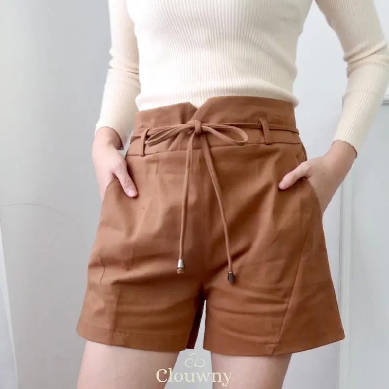 CLOUWNY - Lupita Short Pants Premium Cotton Celana Pendek Fit to XL 3