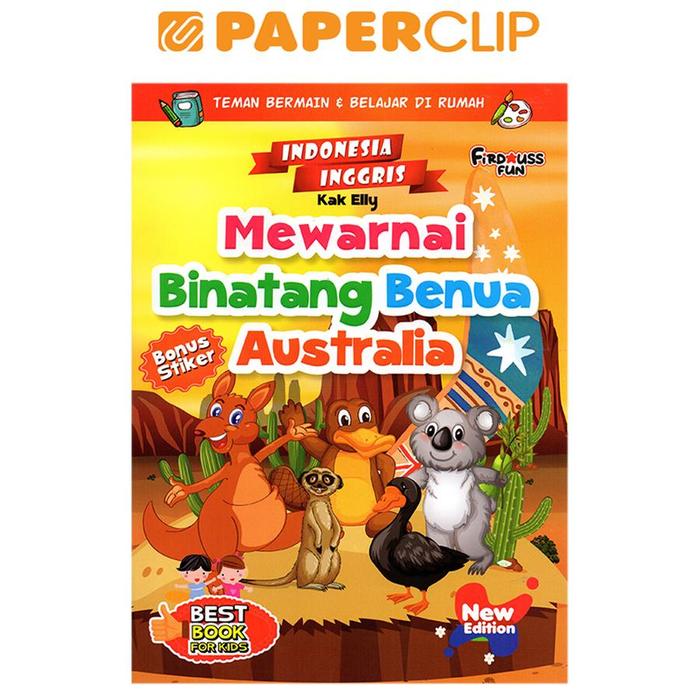 Gambar MEWARNAI BINATANG BENUA AUSTRALIA dari Paperclip Indonesia Kota Administrasi Jakarta Selatan Tokopedia