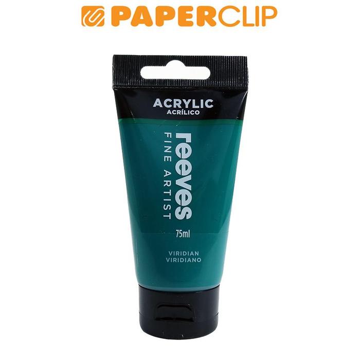 Gambar CAT ACRYLIC REEVES 75ML VIRIDIAN 0008290RVS dari Paperclip Indonesia Kota Administrasi Jakarta Selatan Tokopedia