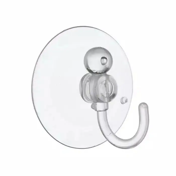 Kop Kaca 3cm-3,5cm/ Tempelan Karet Bening / hook Cantelan Alat Kaitan 1