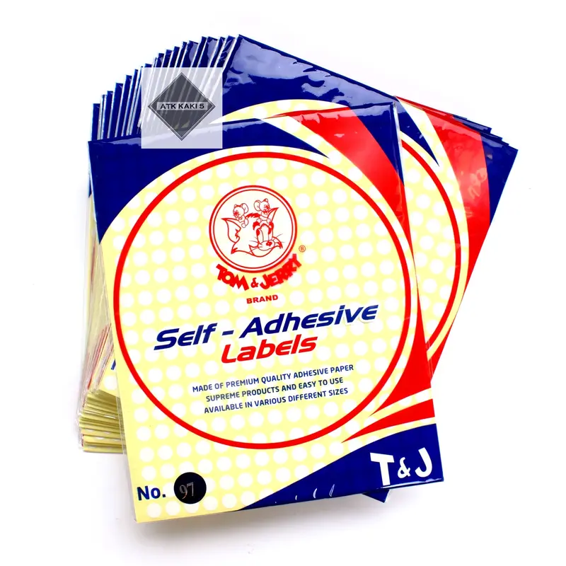 Tom n Jerry Label Putih 97-99-100-101-103-104 [ 1 PAD ] 1