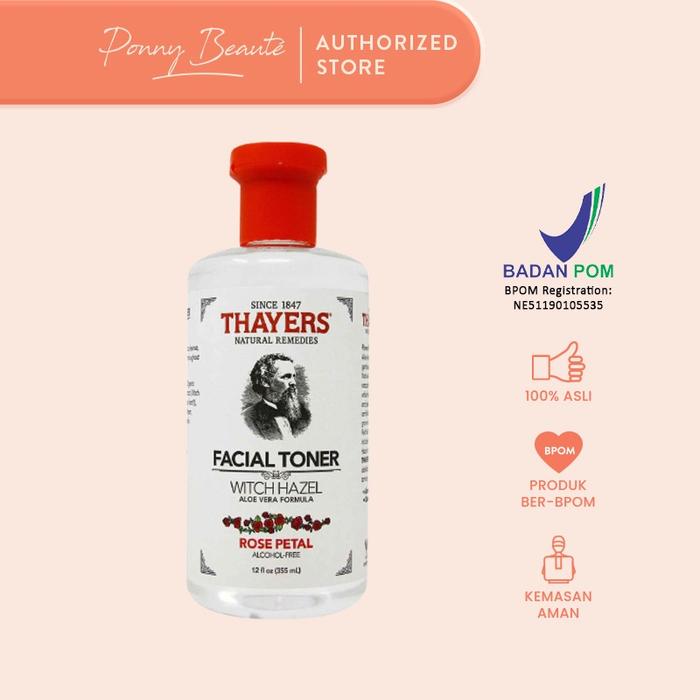 Gambar Thayers Witch Hazel Toner 355ml - Rose Petal dari Ponny Beaute Official Jakarta Pusat Tokopedia