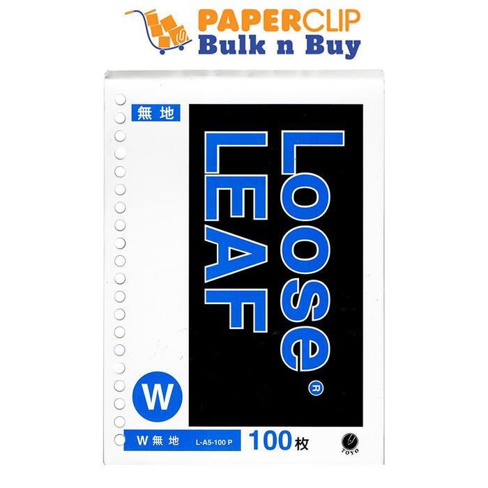 Gambar LOOSE LEAF A5 TOYO 100 POLOS dari PAPERCLIP Business toBusiness Kota Administrasi Jakarta Utara Tokopedia