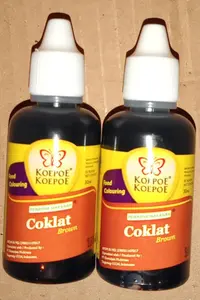 Pewarna Makanan Koepoe-Koepoe Coklat/Hitam 30 ml - Cokelat