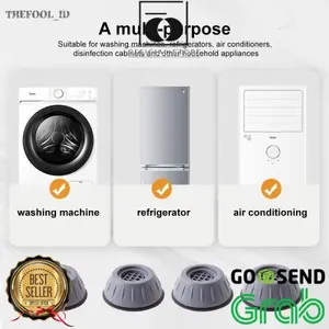 tatakan mesin cuci Portable anti getar anti slip alas kaki tataka TFID