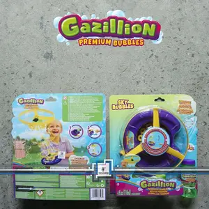 Gazillion SKY BUBBLES Flying Helicopter Premium Bubble Raining