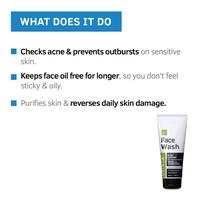 Gambar Ustraa Face Wash - Neem & Charcoal (200g) dari Gamal.men Kota Administrasi Jakarta Timur 4 Tokopedia
