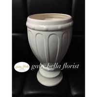 Gambar Pot keramik. (6) Vas keramik. Vas keramik putih. Pot bunga putih. Pot dari Gaby Bella Florist Kota Administrasi Jakarta Selatan 2 Tokopedia