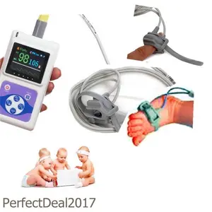 New Neonatal Infant pediatric Kids Born Pulse Oximeter Spo2 and Softwe