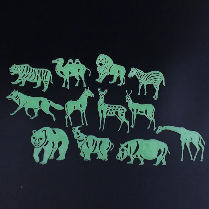 Gambar Set Stiker Dekorasi "Glow in the Dark" Motif Aneka Hewan Liar dari Dunia Jasmine Kota Surabaya Tokopedia