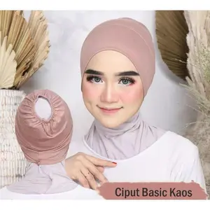 Ciput basic arab / ciput kaos / inner hijab / bandana polos