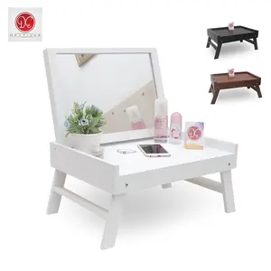 Meja Rias Minimalis Kaca Cermin Lipat Meja Kosmetik/Make Up Kamar