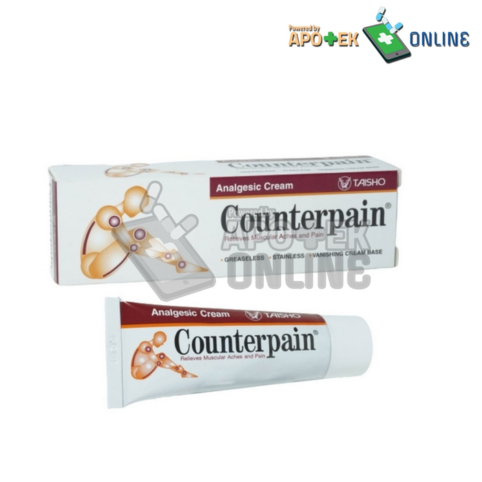 Gambar COUNTERPAIN 1 TUBE ISI 30 GR dari Apotek Karunia Sehat Jaktim Kota Administrasi Jakarta Timur Tokopedia