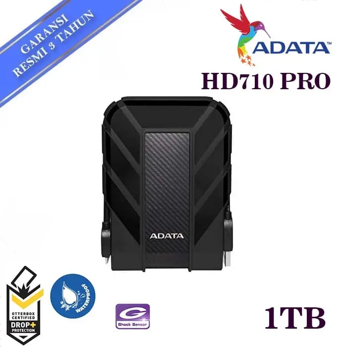 Adata HD710 Pro 1TB - Hardisk Eksternal External Antishock Waterproof 0
