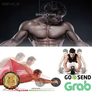 KeepFit Alat Fitness Roller ABS Abdominal Wheel Exercise TF