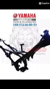 CHASSIS BADAN 125ZR Y125Z RANGKA BADAN COMP 5XK-F1110-00-33 JAMIN 100% ...