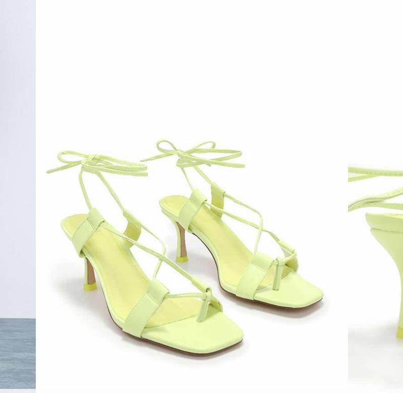 lime mid heels