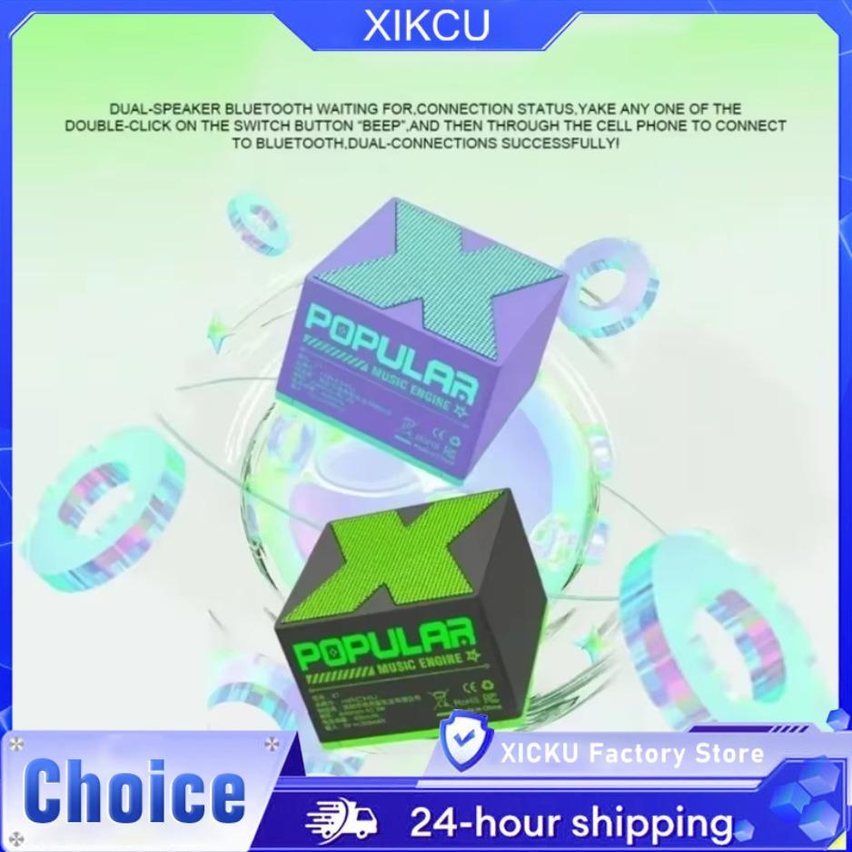X1 Wireless Bluetooth 5.0 Mini Audio Portable Speaker - Full-Range Sound and USB Rechargeable HIFI Player for Laptop PC