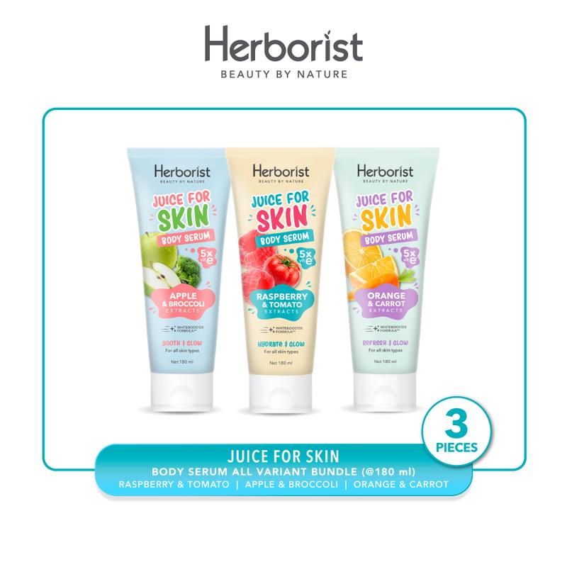 Herborist Juice For Skin Body Serum All Variant 180ml (isi 3 pcs) - F…